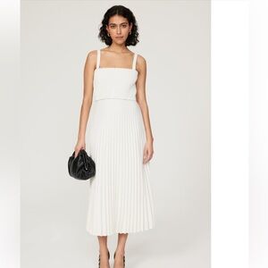 Proenza Schouler White Pleated Dress